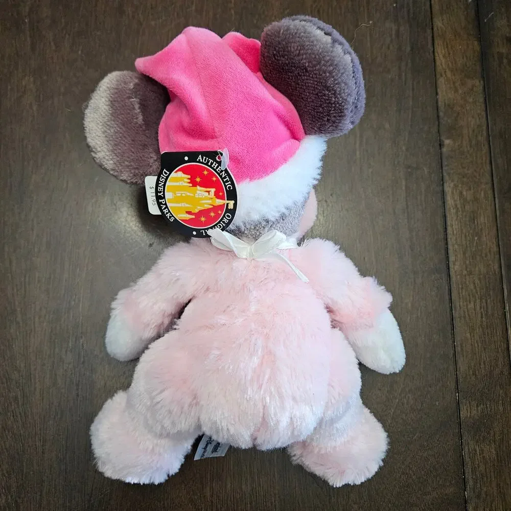 Disneyland Resort Minnie Mouse Baby’s First Christmas Plush Pink Parks New‎